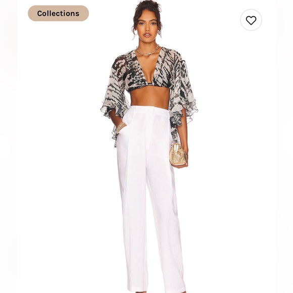 Patbo X Alessandro Ambrosio flutter sleep crop top - Picture 1 of 5